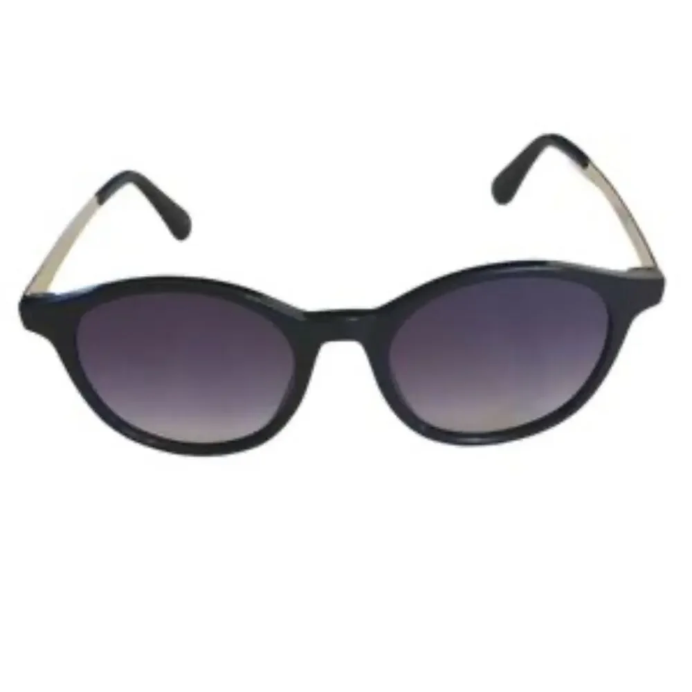 Diane Von Furstenberg Blue/Silver Sunglasses